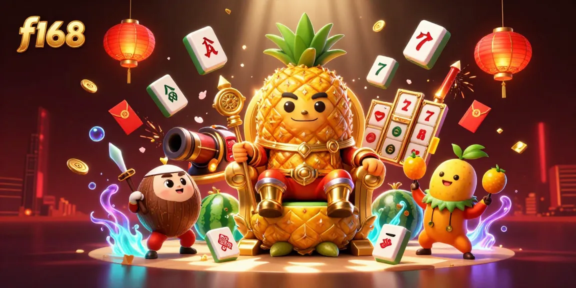 Experience thrilling gaming opportunities at f168 with vibrant 3D casino elements and engaging characters.