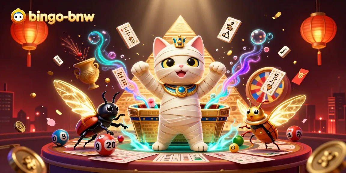 Join the excitement at bingo-bnw with a lively bingo game scene filled with unique characters and elements.