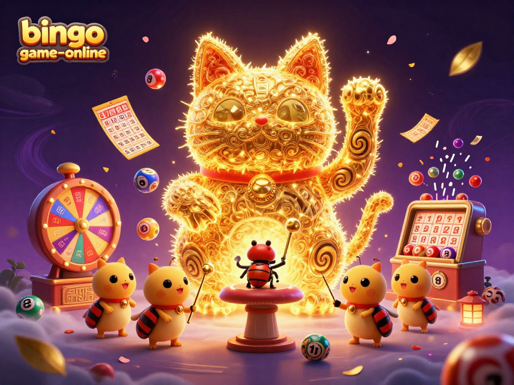 Experience jackpot excitement with bingo-game-online's vibrant bingo digital art