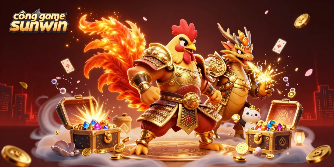 Capture the thrill of cổng game sunwin with vibrant characters, rich visuals, and explosive casino elements.