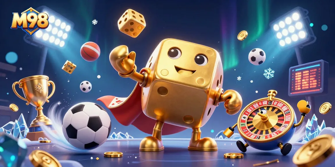 Experience winning strategies at M98 with dynamic elements from sports betting, thrilling gameplay, and a vibrant scene.