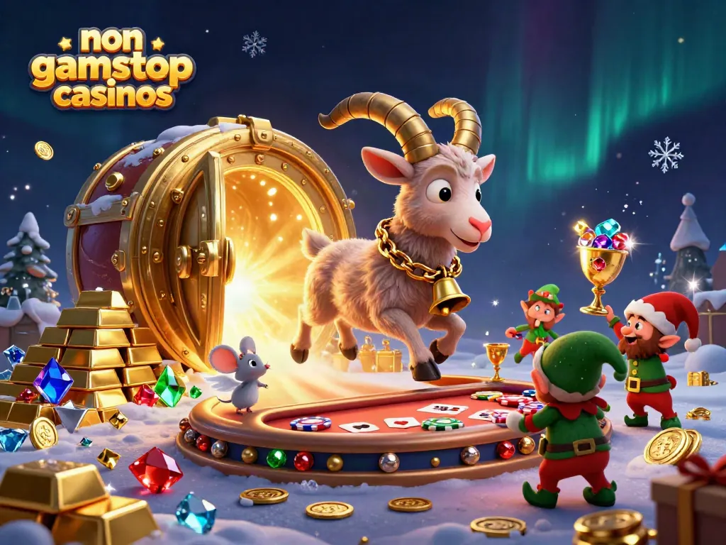 Engage with non gamstop casinos featuring a festive Krampus running a holiday casino.